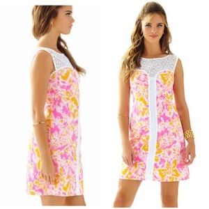 Lilly Pulitzer | Sofia Mini Shift Dress Kir Royal Pink White | 2